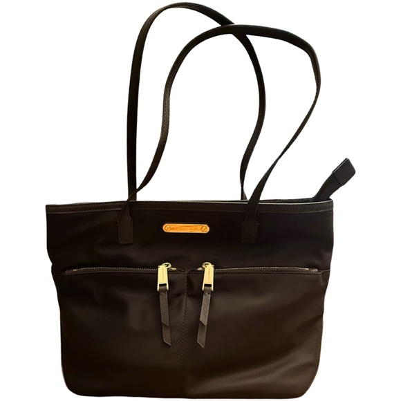 Michael Kors Brown Tote with Gold Accents - Picture 2 of 11